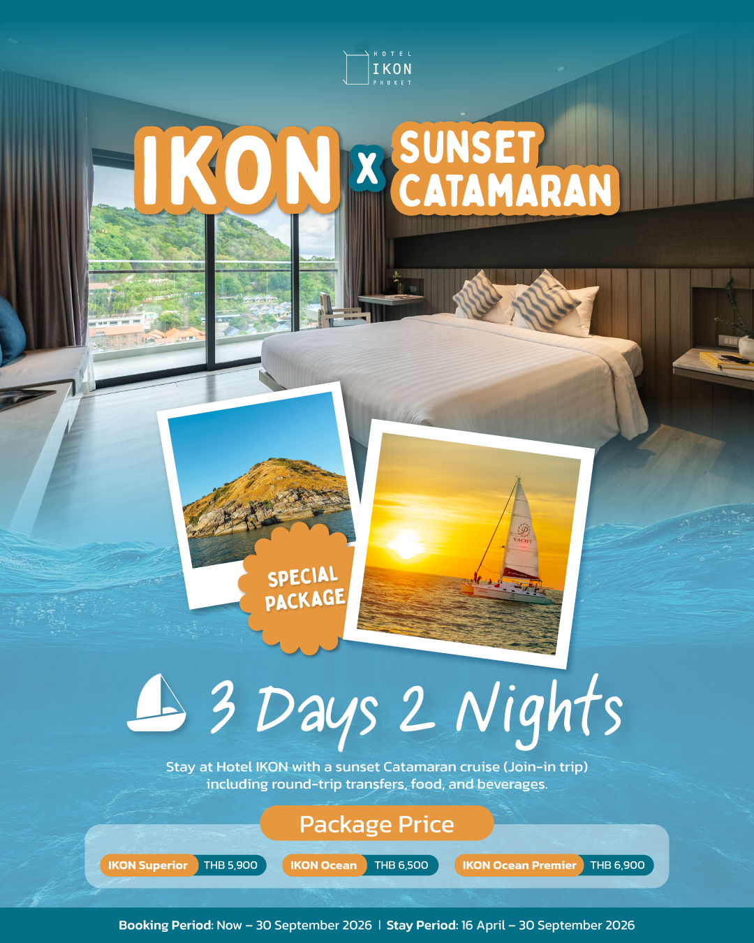 IKON x Sunset Catamaran: A Romantic Getaway!