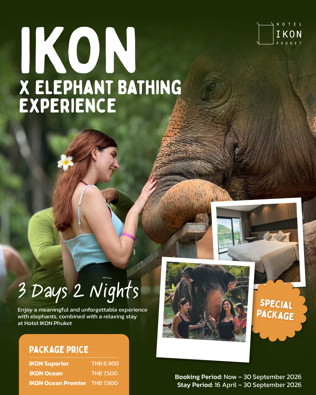 IKON x Elephant Bathing Experience