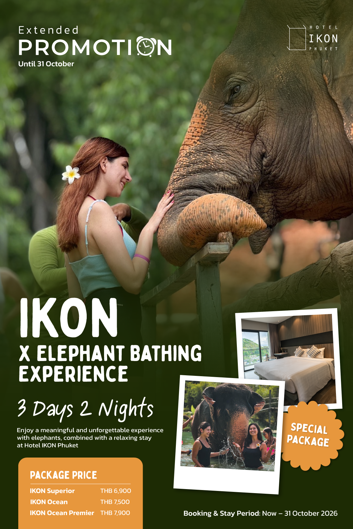 IKON x Elephant Bathing Experience